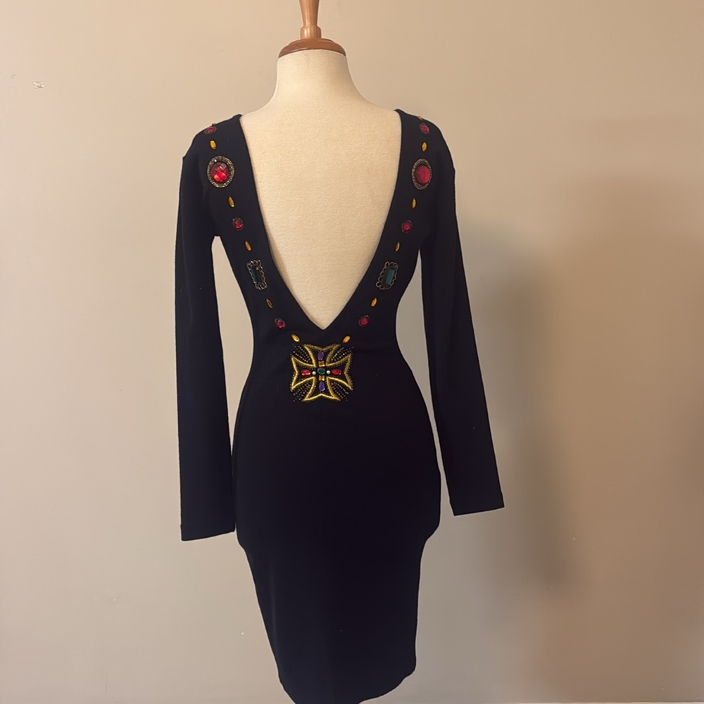 Vintage Open Back Dress